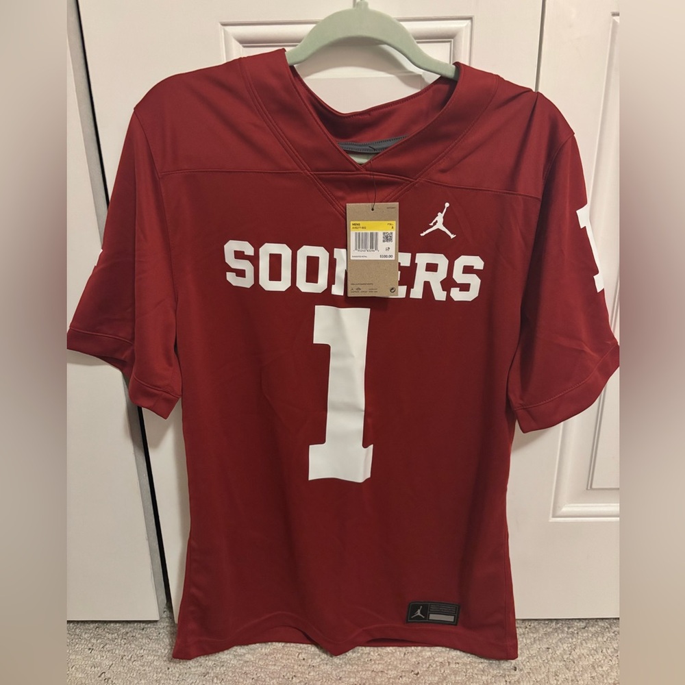 NWT University of Oklahoma Sooners Jersey Adult Size S